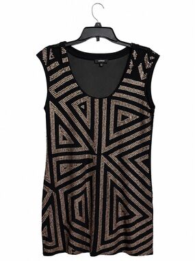 Express Black & Gold Sequin Bodycon Dress – Women’s Large – Art Deco Party Dress